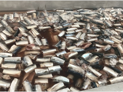Salt soaking and rinsing